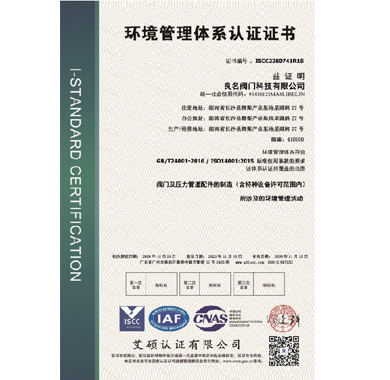 良名閥門_技術(shù)認(rèn)證